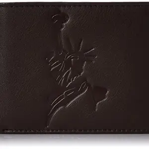 Justrack Men Dark Brown Color Genuine Leather Money Purse (LWM00208-JT_8)