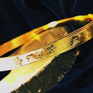 ASTHMANGALA Women's ASTHMANGALAGold Plated Kamarband Waist Band Bracelet For Ladies Wear