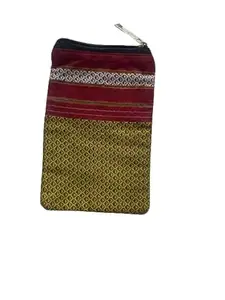 RHYTHM HANDLOOMS Khann Stylish Cotton Passport Holders for Women and Girls (Multi Color)