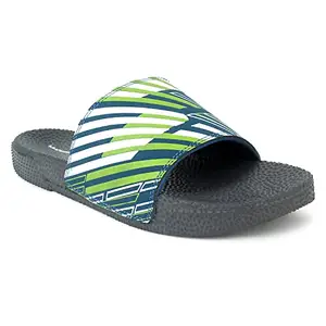 Hygear Men's Timber Teal Blue Flip-Flops_8 UK (HG-GF-1006)