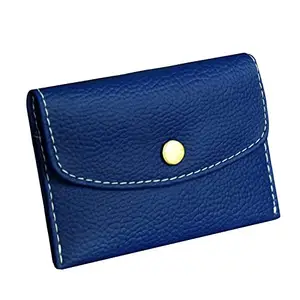 GREEN DRAGONFLY PU Leaher Card Holder for Men/Card Holder for Women,Credit Card Holder Wallet for Men(NMB/202306699-Blue)