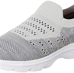 Bourge Womens Micam-42 Grey Running Shoes - 5 UK (37 EU) (6 US) (Micam-42-05)