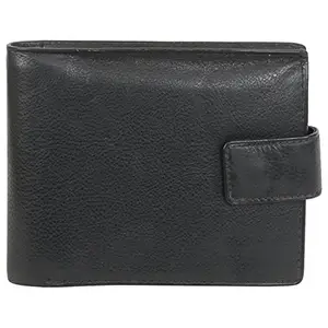 Leatherman Fashion LMN Genuine Leather Women's Black Wallet (4 Card_Slots)