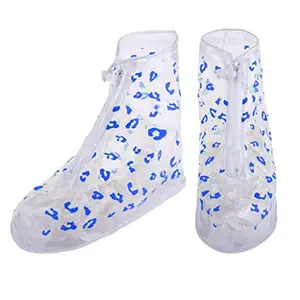 UJEAVETTE® Reusable Rain Snow Waterproof Shoe Covers Boots Overshoes Galoshes Blue S
