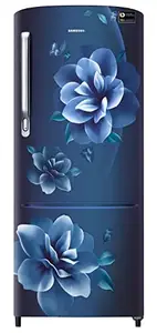 Samsung 223L 3 Star Inverter Direct-Cool Single Door Refrigerator Appliance (RR24C2823CU/NL,Camellia Base Stand Drawer 2023 Model)