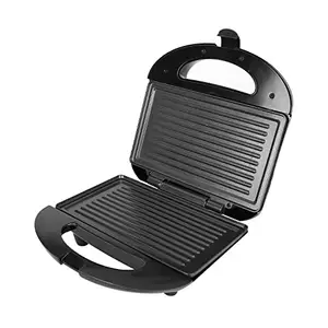JJR 2 Slice Capacity Non Stick Coating Easy to Clean 750 Watts Grill Sandwich Maker for Home (HST616)
