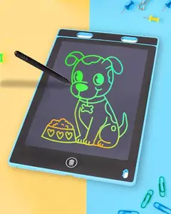 Play Nation 8.5 Inch Writing Tablet for Kids, Re-Writable Multi-Coloured LCD Writing Pad or Notepad for Drawing, Playing, Handwriting, Best Gifts for Kids & Adults, Kid Learning Toy,Eco Friendly, Blue