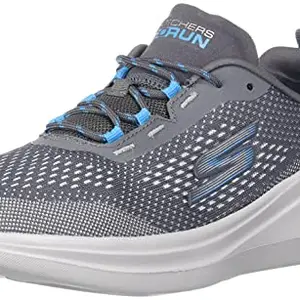 Skechers Womens GO Run Fast - Laser Charcoal/Aqua Running Shoes -4 UK (7 US) (15106)