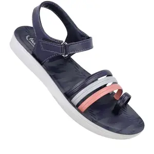 WALKAROO WL7834 Womens Fashion Sandals Dailywear and Regular use - Navy Blue