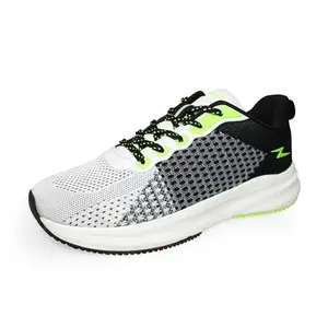 ATHCO Men's Hexa Black-White Running Shoes_08 UK (ATHST-35)