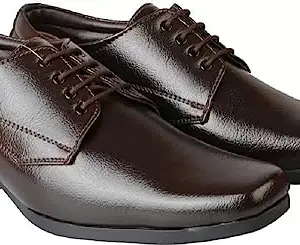 Bata Men's 821-4428-41 Brown Formal Lace Up Shoes (7 UK)