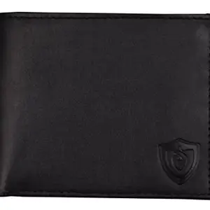Keviv® Genuine Leather RFID Wallet for Men/Men's Wallet (Black)