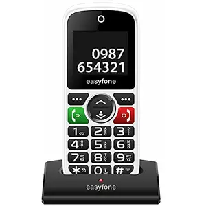 easyfone - Udaan+ with Dock Charger - Dual Sim 1.8" Keypad Phone 20+ Senior Citizen Friendly Features Like Loud Sound, Photo Speed dial, Simple menu, SOS, Incoming Call Restriction, etc. price in India.