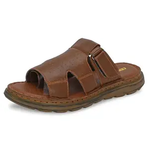 Centrino Men's Sandals | Stylish & Comfortable with Cushioned Insole | Adjustable Straps for a Secure Fit | Durable & Versatile for Everyday Wear 6607-3_Tan_6