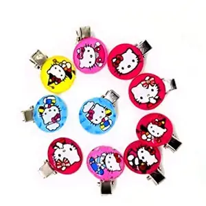 KAVIN Cartoon Design Hair Clips Hair Styling Accessories Hair Pins For Girl And Women Set Of 10 Pieces Multicolor
