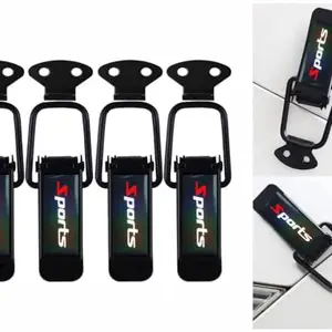 HUUSO 4 Pack Sports Quick Release Car Bumper Security Hook Clips Small, Ideal for Trunk, Bumpers and Fenders Compatible with Maruti Ertiga (2012-2015)