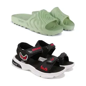 BERSACHE Stylish Sandals for Men-6049-2018 Multicolor