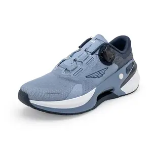 Red Tape Sports Shoes for Men | Dial Lace Quick On, Soft Cushioned Insole, Slip-Resistance, Dynamic Feet Support, Arch Support & Shock Absorption Blue