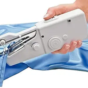 M'BEAUTY Portable Electric Sewing Machine/Portable Sewing Machine/Handy Portable Stitching Machine/Handheld Sewing/Handy Stitch Machine for Clothes Grey Color