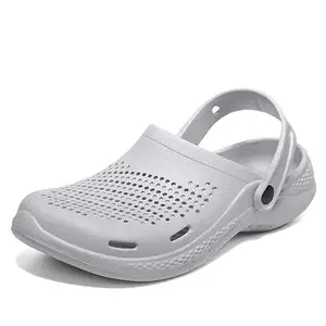 Men flip flop slipper slip on cozy comfortable outdoor indoor (Grey, UK Footwear Size System, Adult, Men, Numeric, Narrow, 6)