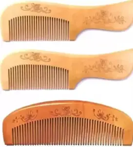 Feelhigh Wooden neem ||Hair Comb - No hair Fall/Natural Comb