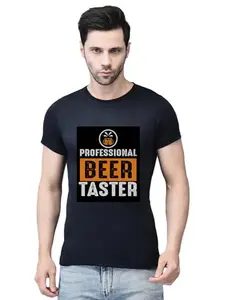 Men�s Casual V-Neck Tee � Relaxed Fit Cotton Top Blue