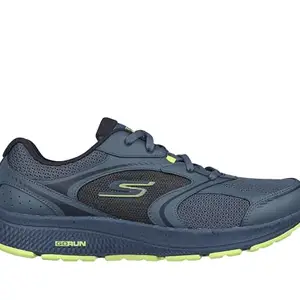 Skechers-Men's Running Shoes-GO Run CONSISTENT-220371ID-NVLM-8 Navy/Lime