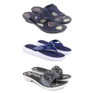 Women's Comfortable Sandal,Casual Lightweight Sandal for Everyday Wear | BTS-(3-COMBO)-1973-1859-1967-6-EURO-37
