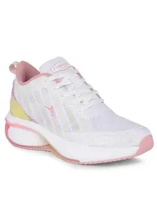 ABROS Aslo0206 White/Peach Joe Ladies Sports Shoes -8