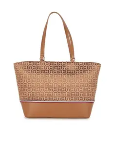 Tommy Hilfiger Womens Brown Color Handbag (OS)