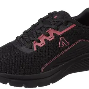 Aqualite Women LIBA Shoes, Black/R.Pink, 5 UK/India