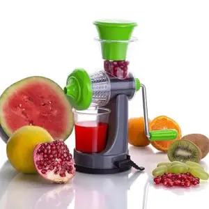 NestPlay Portable Juicer Machine Juicer Hand Juicer for Fruits and Vegetables with Steel Handle Vacuum Locking System, Shake, Juicer Machine for All Fruit