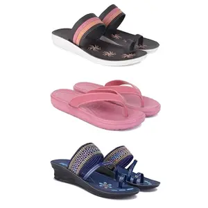 Women's Comfortable Sandal,Casual Lightweight Sandal for Everyday Wear | PCR-(3-COMBO)-1992-1980-1953-6-EURO-37