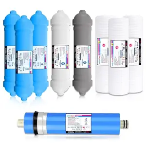 amiciCare Premium RO Filter Set – 1-Year Pack with 3X H2AAA Filters, 3X Spun Filters, 1x Carbon, 1x Sediment Filter & 1x 2000 TDS RO Membrane – Healthy, Alkaline, Mineral-Rich Water Solution