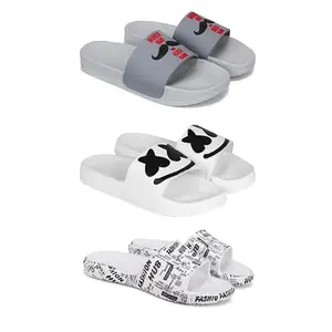 Men's Sandals | Lightweight Wear| Stylish & Easy to Wear For Men's PCV-SAN-(3-COMBO)-1590-3030-3104-9