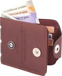 Men & Women Wallet (5 Card Slots) SPY S BMW Maroon_CW