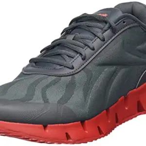 REEBOK Men Textile,Synthetic Rubber Zig DYNAMICA 3.0 Running Shoes PURGRY/CLGRY3/VECRED UK-8