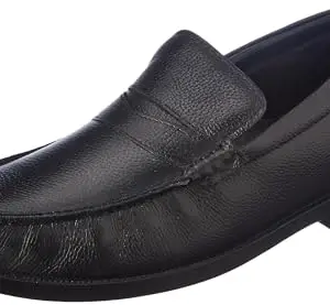 Bata MenSheldon Mocc Shoes UK 6 Color Black (8546171)