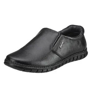 Duke Men Slip-On Formal Shoes Black