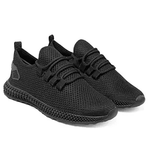 BXXY Men's Black Casual Mesh Material Sports Shoes All Occasions
