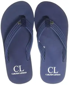 Carlton London Men's Slipper,Navy Blue,UK-6