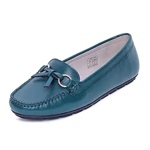 Mode By Red Tape Women's MRL230 Teal Moccasin-3 UK (MRL2306)