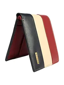 BLU DUST Genuine Suede Leather Wallet for Men (Cherry)