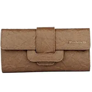 REEDOM FASHION Artificial Leather Women Evening/Party, Travel, Ethnic, Casual, Trendy, Formal Brown Artificial Leather Wallet (7 Card Slots) (Brown) (RF4639)