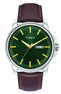Timex Work from Home Style Analog Green Dial Men's Watch-TWEG17209