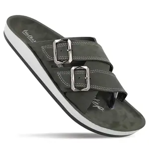 WALKAROO Men's Fashion Sandal with Cushion Insole and Lightweight for Casual Footwear - WGP53188 Olive