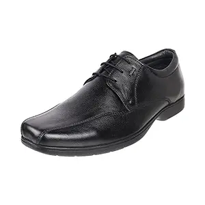 Mochi Mens Leather Black Lace-up Shoes (Size (8 UK (42 EU))