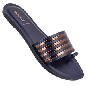 WALKAROO Sandal For Womens|Trendy|Light Weight and Comfortable|WL7569 - NavyBlue