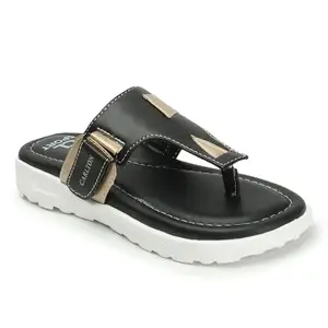 Carlton London Women Sandal,Black, UK-3