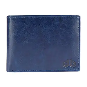 DESIGNER BUGS Men Blue Artificial Leather Wallet (3 Card Slots)